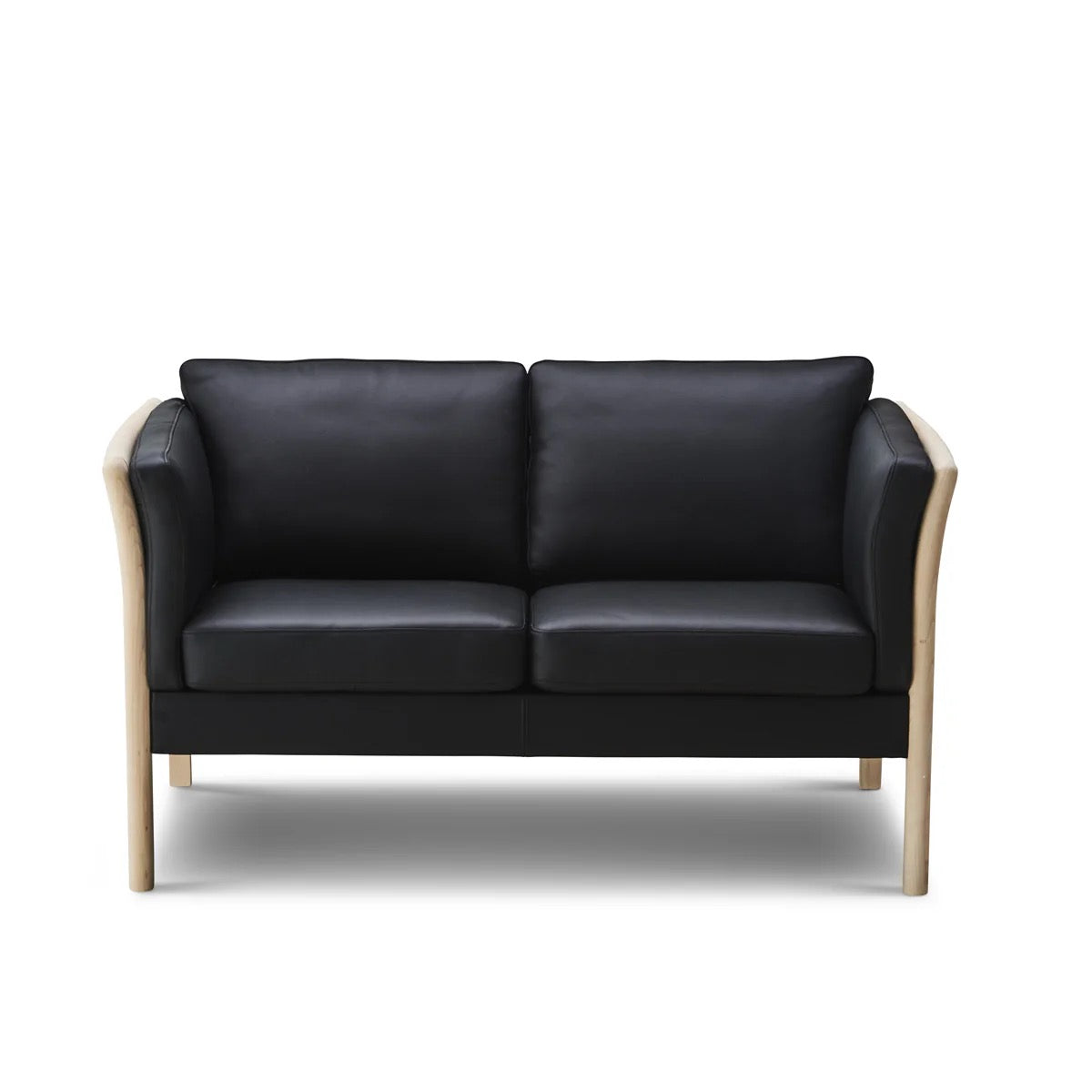 Tessa | 2-personers sofa - Luna læder / Sort